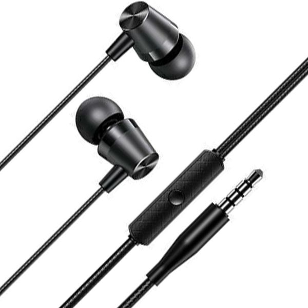 Usams Ep-42 3,5 Mm Cuffie Stereo Per Set Di 1 Pz. Nero/Nero Sj475Hs01-1-image