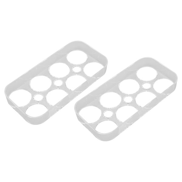 Vassoio Per Uova Da Frigorifero A 8 Griglie, Portauova In Plastica A 8 Griglie, Portauova, Organizzatore Di Uova Per Frigorifero, Portauova Per Frigorifero, Contenitore Per Uova-image