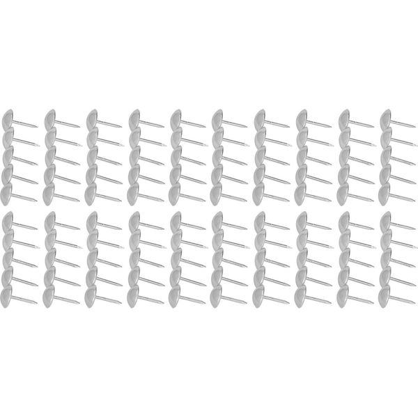 100Pcs Puntine Per Tappezzeria Mobili Interni Decorativi Chiodi Perni Fissaggi Antichi Argento-image