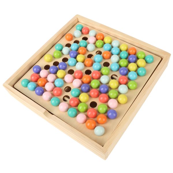 Gioco Con Le Perline, Gioco Con I Chiodini In Legno, Gioco Con I Chiodini In Legno, Gioco Con Le Perline Con I Chiodini, Gioco Con I Chiodini Abbinati, Gioco Con I Chiodini Colorati-image