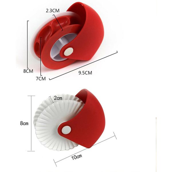 Ruota Di Pasticceria Cake Decorator Cutter Cucina Pizza Pastry Pie Lattice Decorative Cutter Tool-image