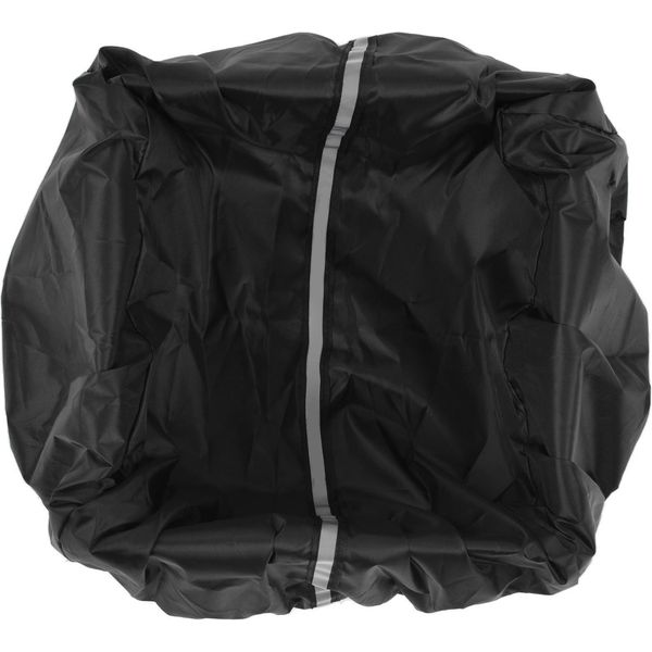 Cestino Da Bicicletta Coperta Nera Antineve Impermeabile Antipolvere Leggero Riflettente Fodera Per Cestino Da Bicicletta-image