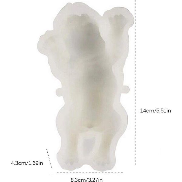 Cane Stampo In Silicone 3D Shar Pei Dog Mold Diy Cake Decoration Mousse Mold Cute Chocolate Jelly Ice Cream Fondant Molds-image