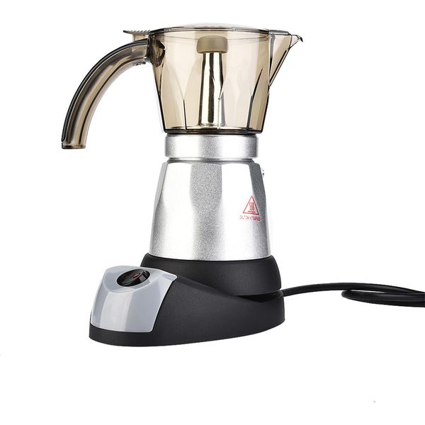 Caffettiera Elettrica Moka Pot Stovetop Espresso Di Grande Capacità Percolator Caffè 300Ml-image