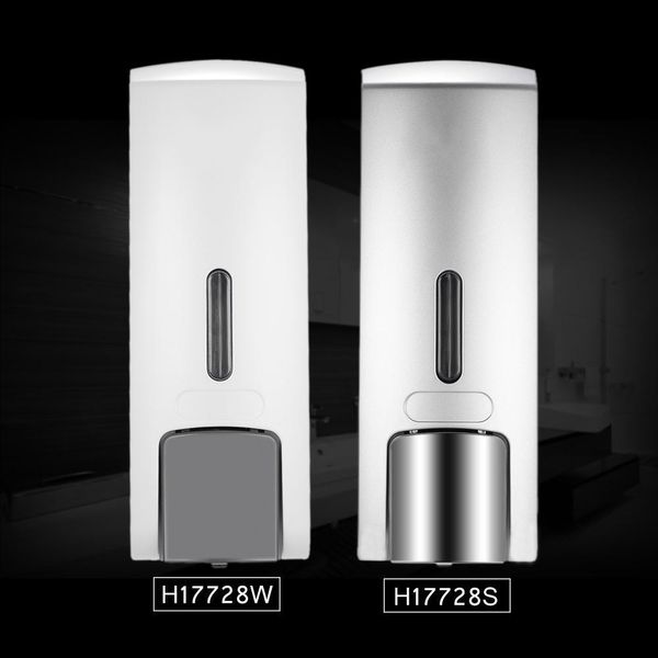 300Ml Dispenser Manuale Di Sapone A Bottiglia Singola Montato A Parete Shampoo Box Sala Di Riposo Bagno Toilette Lavaggio A Mano Liquido Shampoo Doccia Gel Macchina Distributore Di Sapone Liquido Dispenser Di Sapone & Supporto-image