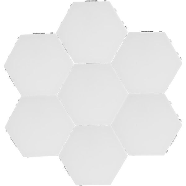 Innovativa Lampada Decorativa Da Parete Fai Da Te Di Forma Esagonale Luce Domestica Per La Decorazione Del Soggiorno Della Camera Da Letto-image