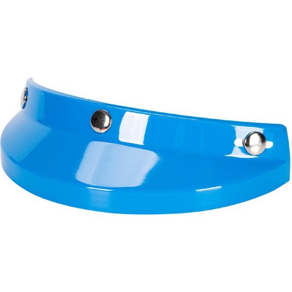 Universale Moto 3 Bottoni A Pressione Visiera Flip Up Down Open Face Casco Vento-image