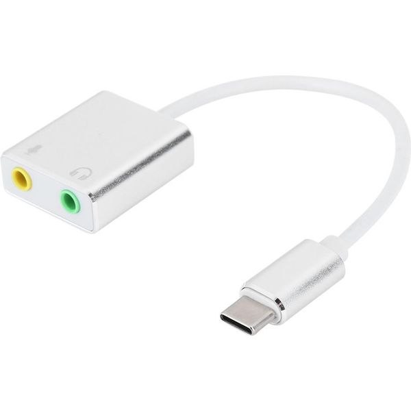 In Lega Di Alluminio Typec 7.1 Esterno No Drive Stereo Sound Card Audio Adapter-image