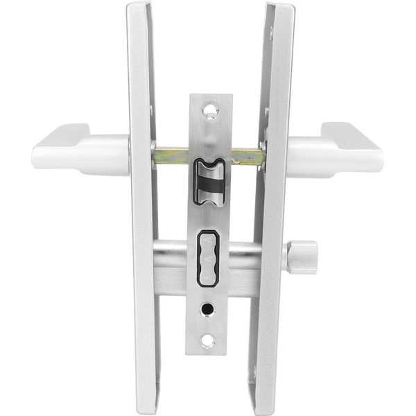 Maniglia Per Porta Forte Lega Di Alluminio Resistente Agli Urti Facile Installazione Leva Per Porta Dritta Con Chiavi Per Riparazione-image