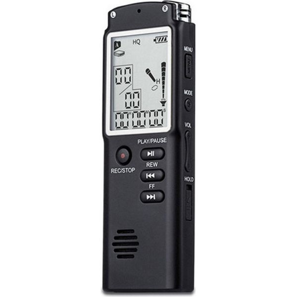 T60 Registratore Audio Digitale Registratore Professionale Ad Attivazione Vocale Con Auricolare Dispositivo Di Registrazione Audio Portatile Per Colloqui E Riunioni-image