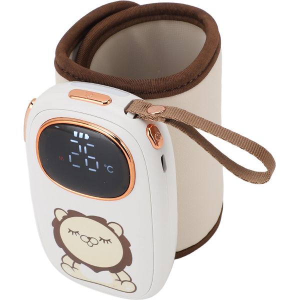 Scaldabiberon A Temperatura Costante Manicotto Riscaldante Portatile Per Biberon Da Viaggio Ricarica Usb-image