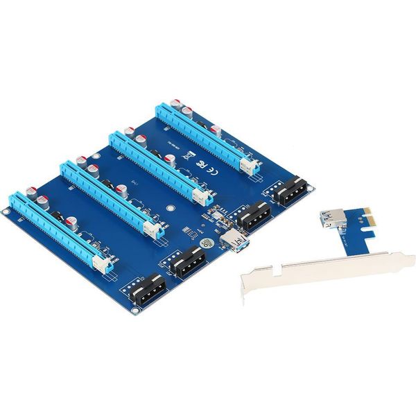 Scheda Adattatore PCI-E Scheda Di Espansione PCI-E X1 A PCI-E X16 Scheda Convertitore Con Cavo USB3.0 Cavo Di Alimentazione Plug And Play-image