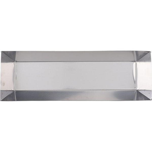 14 Pollici Mud Pan 210 In Acciaio Inox Ad Alta Resistenza Liscio Strumento Muro A Secco Secchio Per Cemento Malta Stucco Vernice Miscelazione-image