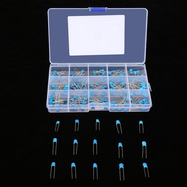180Pcs 100Pf-10000Pf 15 Valore 1Kv Condensatori Ceramici Ad Alta Tensione Kit Di Assortimento-image