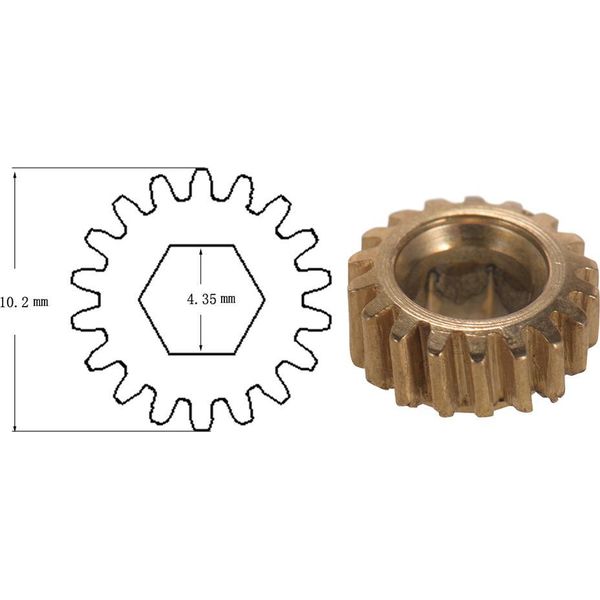 6Pcs Guitar String Tuners Tuning Pegs Keys Machine Heads Mount Hex Hole Gear 1:18 Ratio-image