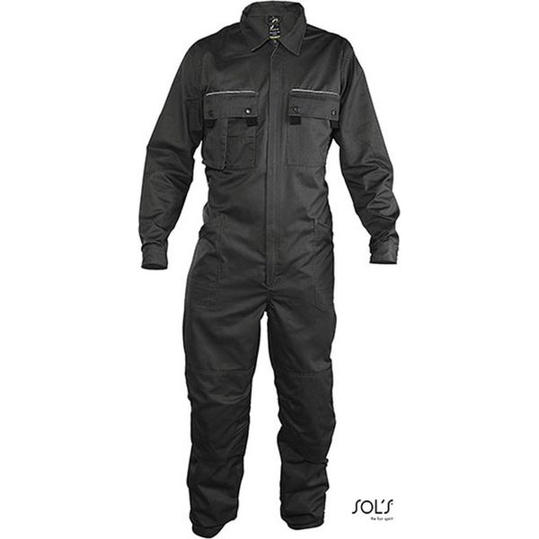 Sols Prowear 80902 | Tuta Da Lavoro Da Uomo Solstice Pro - Colore: Grigio Scuro (Tinta Unita) - Taglia: L (46/48)-image