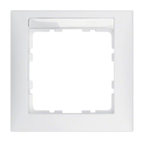 Telaio 1X Bianco Polare/Opaco Con Campo Di Marcatura - Telaio 1 Volta Bianco 10119919-image