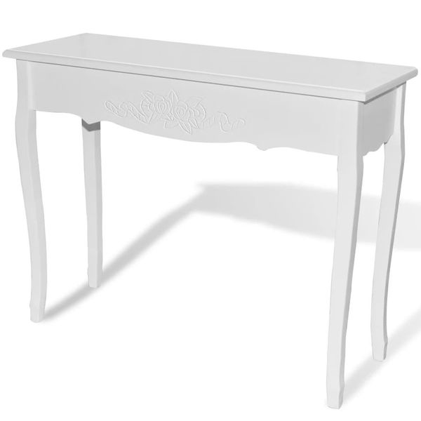 Syfax™ Tavolo Consolle Da Trucco Bianco-image