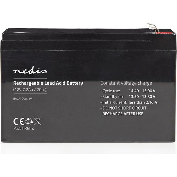 Batteria Ricaricabile Al Piombo-Acido | Piombo-Acido | Ricaricabile | 12 V | 7200 Mah-image