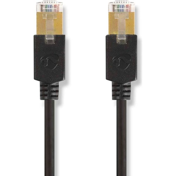 Cavo Di Rete CAT6 | RJ45 Maschio | RJ45 Maschio | F/Utp | 1,00 M | Rotondo | Lszh / Pvc | Antracite | Scatole-image