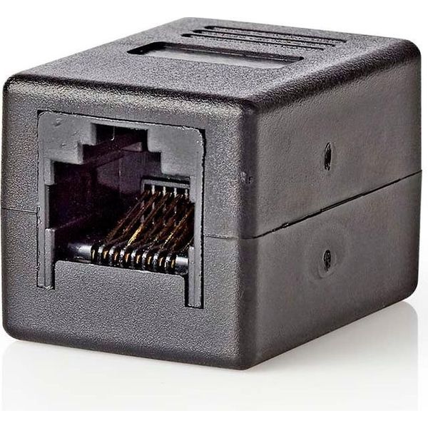Connettore Di Rete | CAT6 | Non Schermato | RJ45 Femmina | RJ45 Femmina | Dritto | Abs | Custodia-image