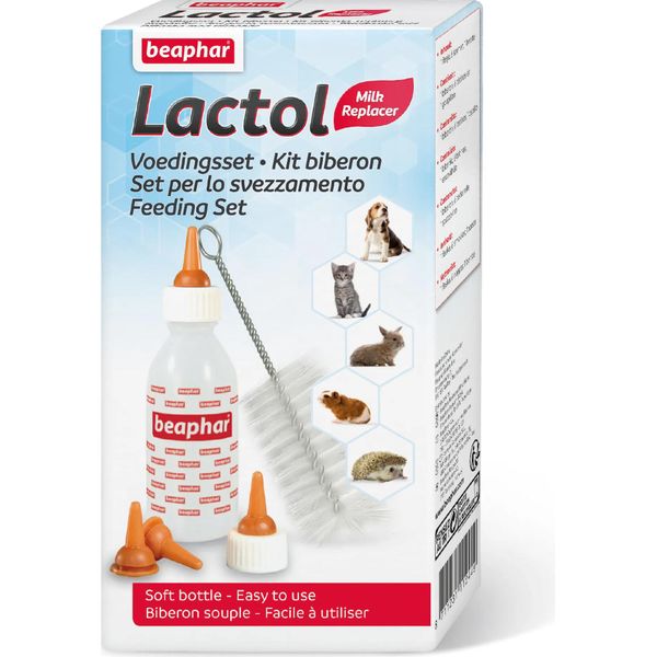 Beaphar Lactol-Kit Flacone+6 Tettarelle+Pulitore-image