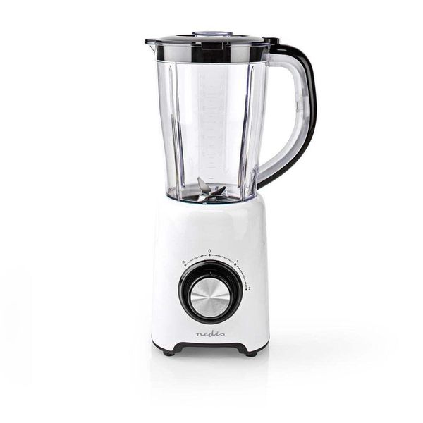 Frullatore | 800 W | 1,5 L | Plastica | Impostazione 2 Velocità | Nero / Bianco-image