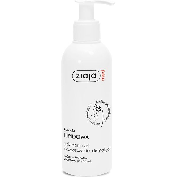 Gel Detergente Di Trattamento Lipidico Physioderm Per Donna 200 - Ziaja Med-image