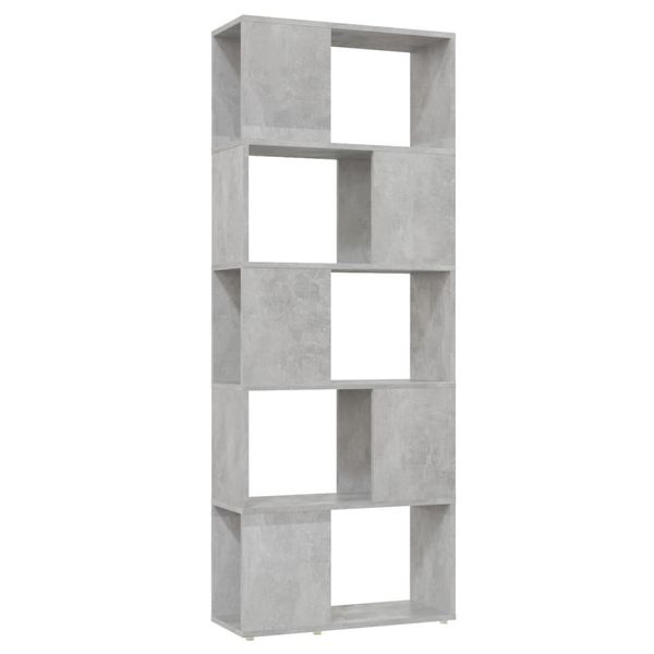 Syfax™ Libreria/Divisorio Grigio Cemento 60X24X155 Cm-image