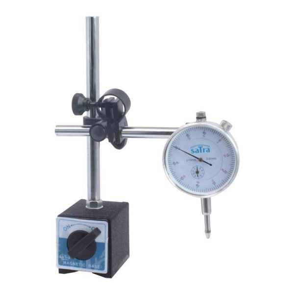 Comparatore Per Auto Supporto Magnetico Supporto Per Comparatore Supporto Per Comparatore 0-10 0,01 Mm Base Magnetica-image