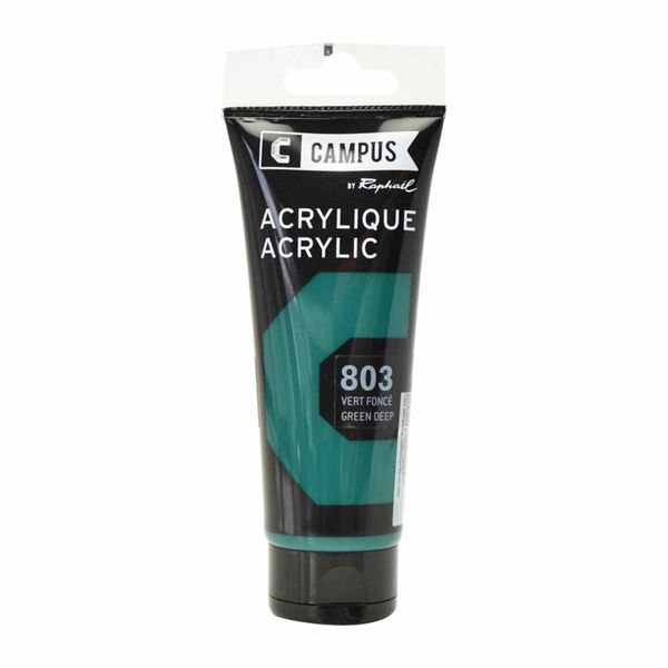 Colore Acrilico 100 Ml - Verde Scuro N. 803-image
