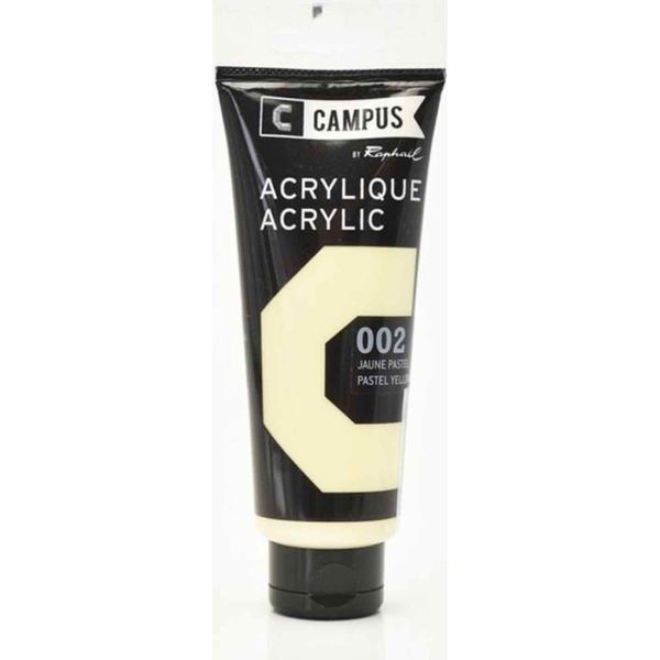 Colore Acrilico 100 Ml - Giallo Pastello N. 002-image