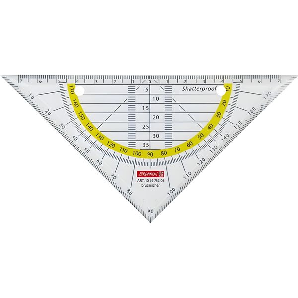 Brunnen 104975201 Triangolo Geometrico Office To Go 16 Cm Cristallino-image