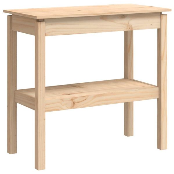 Syfax™ Tavolo Consolle 80X40X75 Cm In Legno Massello Di Pino-image