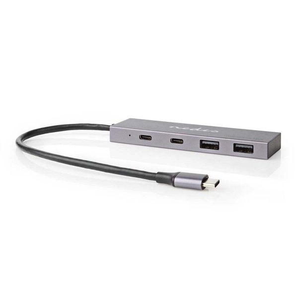 Usb-Hubb | 1X USB-C™ 3.2 Gen 2 Maschio | 2X USB-A 3.2 Gen 2 Femmina / 2X USB-C™ 3.2 Gen 2 Femmina | 4 Porte | Usb 3.2 Gen 2 | Usb StröM | 10 Gbps-image