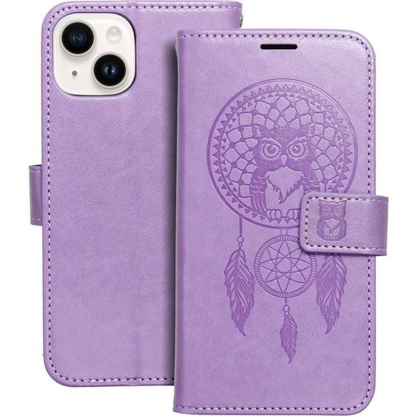 Custodia / Cover Per Apple Iphone 14 ( 6.1 ) Viola - Libro Forcell Mezzo Book-image