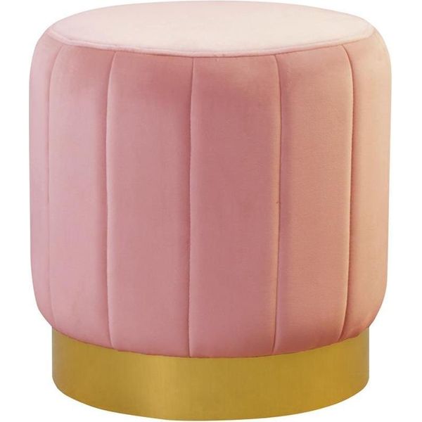 Pouf Poggiapiedi Sgabello Rotondo Sgabello Imbottito Seduta Sgabello Ottomano Relax Nuovo-image