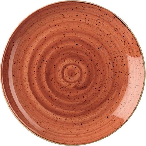 Churchill Stonecast, Piatto Da Portata Rotondo, Arancia Aromatizzata, 260 Mm, (12 Pezzi)-image