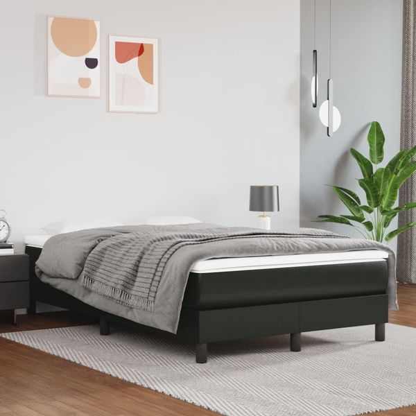 Vidaxl Materasso A Molle Insacchettate Nero 120X200X20 Cm In Pelle Finta - Materasso A Molle Insacchettate - Materassi A Molle Insacchettate - Materasso - Mobili Per La Camera Da Letto-image