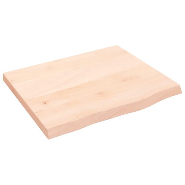 Syfax™ Piano Per Tavolo 60X50X(2-4) Cm In Rovere Massello Non Trattato-image