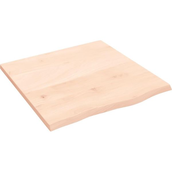 Syfax™ Ripiano A Parete 60X60X2 Cm Legno Massello Rovere Non Trattato-image