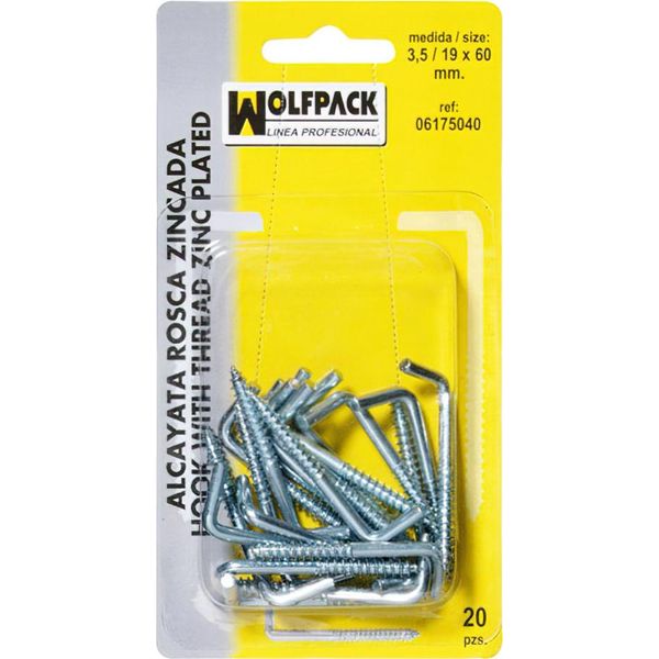 Wolfpack Linea Profesional Tasselli Filettati Zincati 2,4 / 16X30 Mm (Blister 50 Pezzi)-image