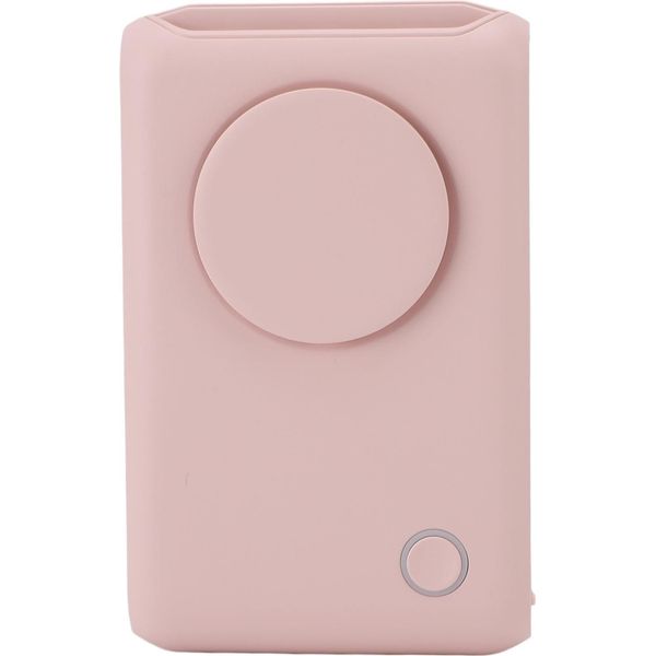Ventilatore Portatile A 3 Velocità, Ricaricabile E Silenzioso, Mini Ventilatore A Clip Da Appendere Al Collo Per Il Ciclismo All'aperto E Il Campeggio Rosa-image
