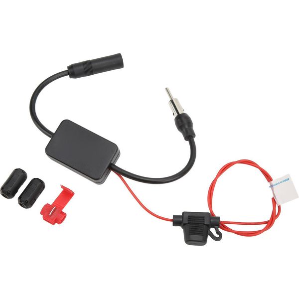 Auto Fm Am Radio Antenna Segnale Amplificatore 88?108Mhz 12V Anti Interferenza Universale-image