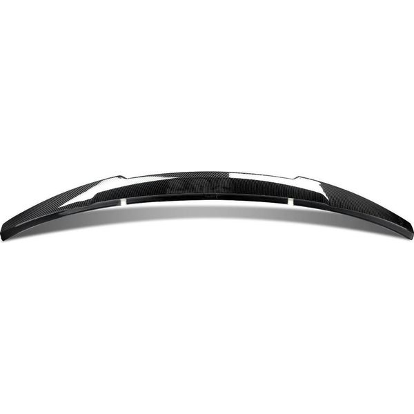 Spoiler Posteriore, Look In Fibra Di Carbonio, Compatibile Con Audi, Superficie Nera Lucida, Look In Fibra Di Carbonio-image