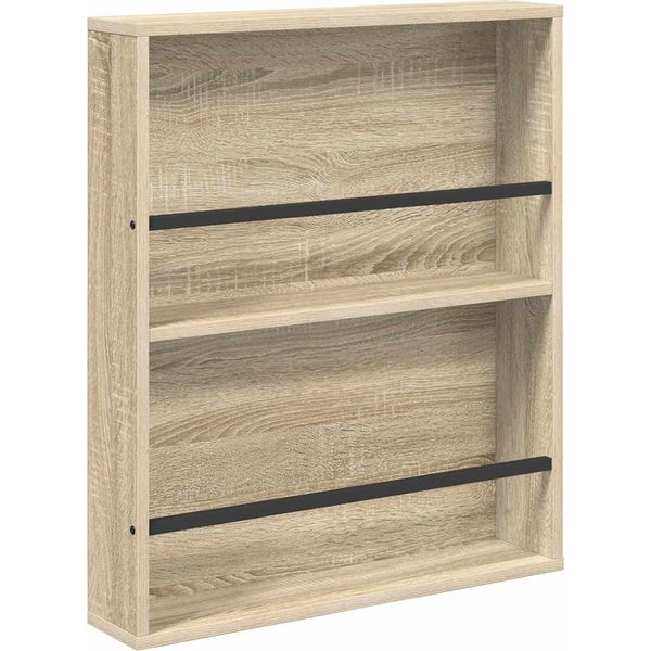 Syfax™ Scaffale Per Riviste Rovere Sonoma 60 X 12 X 70 Cm-image