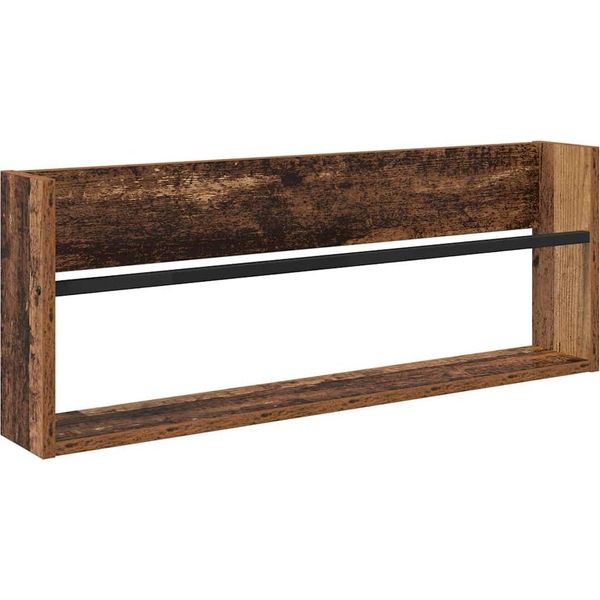 Syfax™ Scaffale Per Riviste Legno Vecchio 80 X 12 X 30 Cm-image