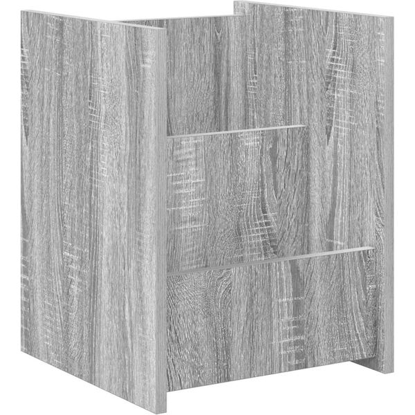 Syfax™ Scaffale Per Riviste Grigio Sonoma 35 X 35 X 45 Cm-image