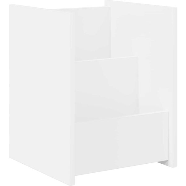 Syfax™ Scaffale Per Riviste Bianco 35 X 35 X 45 Cm Legno Multistrato-image