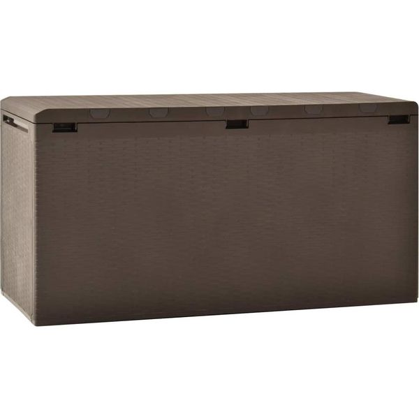 Syfax™ Baule Da Giardino Marrone 114X47X60 Cm-image